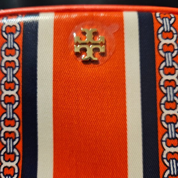 TORY BURCH Gemini Link in Samba Cosmetic Bag - Picture 2 of 8